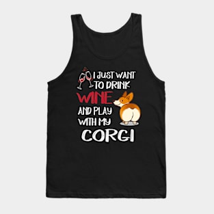 I Want Just Want To Drink Wine (86) Tank Top